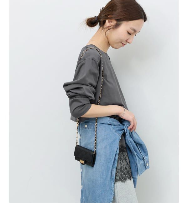 JOURNAL STANDARD relume「《WEB限定追加予約》レースヘムロンT」|Tシャツ・カットソー|
