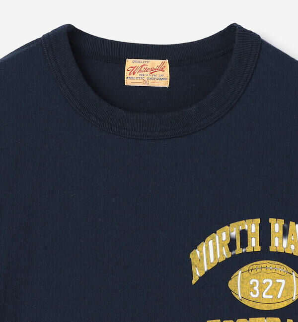  「WHITESVILLE | コットン天竺 プリントTシャツ WOMEN」|Tシャツ・カットソー|