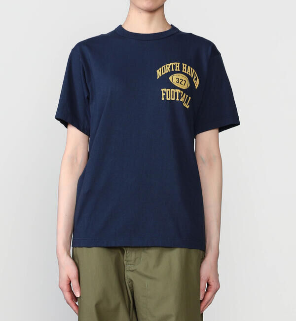  「WHITESVILLE | コットン天竺 プリントTシャツ WOMEN」|Tシャツ・カットソー|