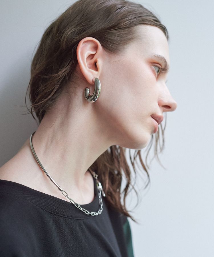 YECCA VECCA「ワイドフープピアス」|ピアス|