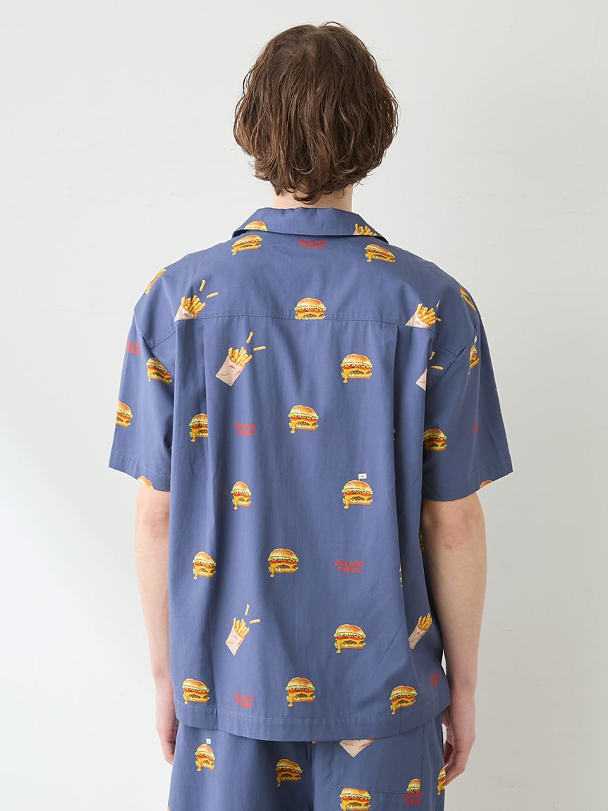 gelato pique「【UNISEX】 【接触冷感】HIGH CALORIE柄シャツ」|ルームウェア|