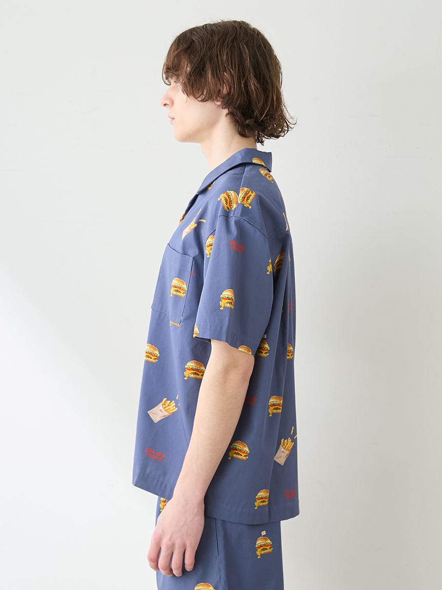 gelato pique「【UNISEX】 【接触冷感】HIGH CALORIE柄シャツ」|ルームウェア|