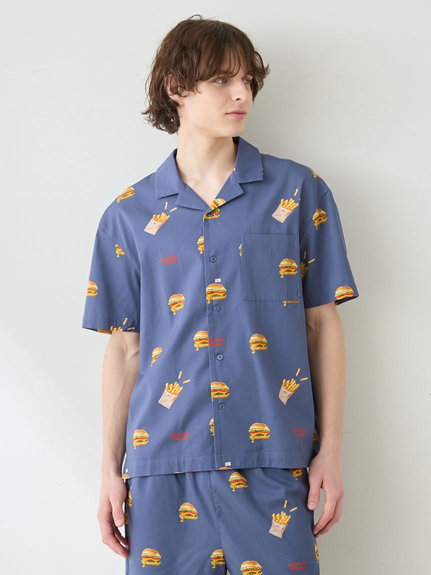 gelato pique「【UNISEX】 【接触冷感】HIGH CALORIE柄シャツ」|ルームウェア|
