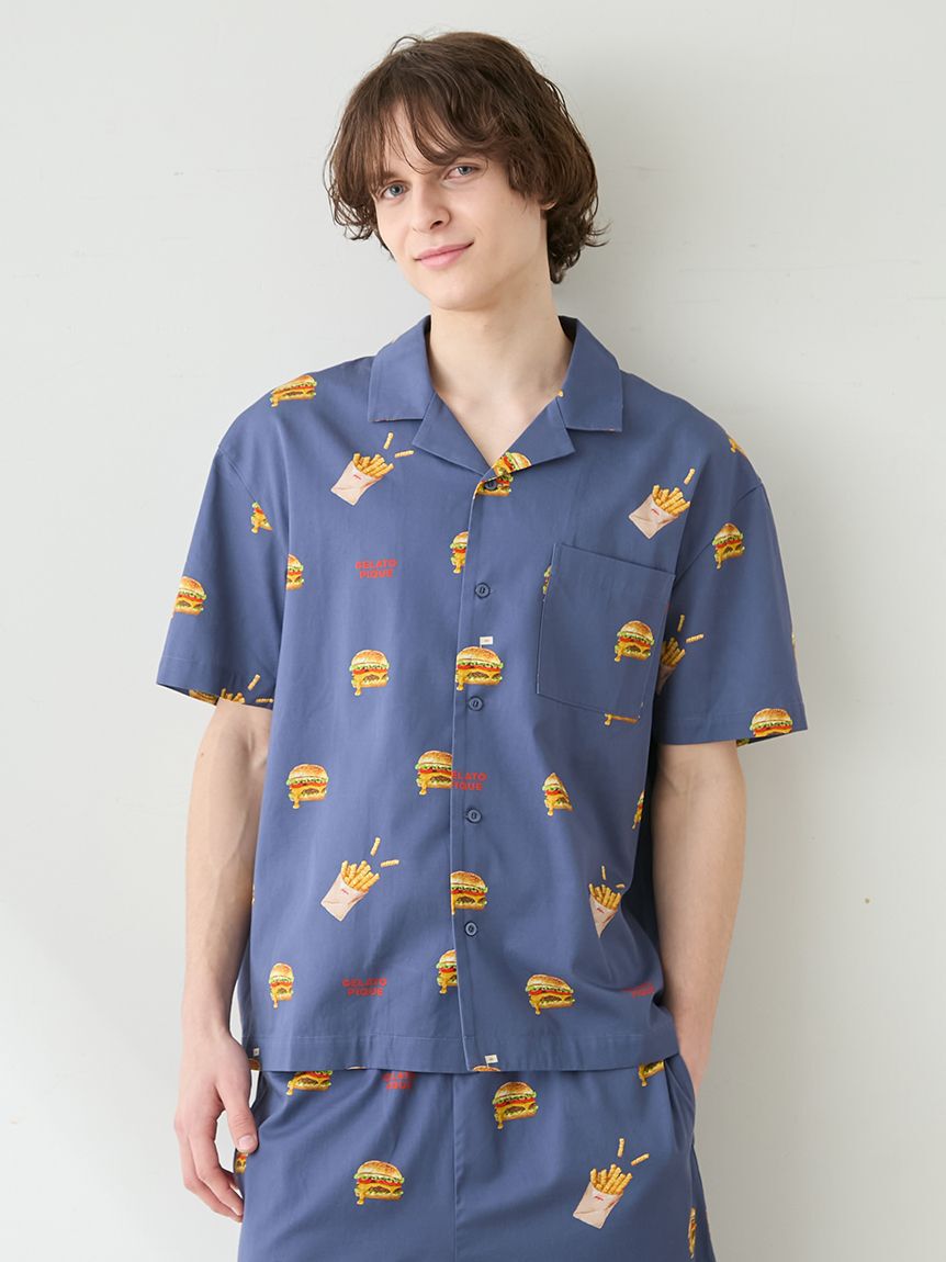 gelato pique「【UNISEX】 【接触冷感】HIGH CALORIE柄シャツ」|ルームウェア|