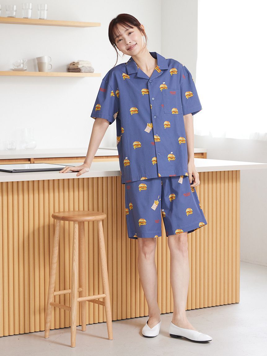 gelato pique「【UNISEX】 【接触冷感】HIGH CALORIE柄シャツ」|ルームウェア|