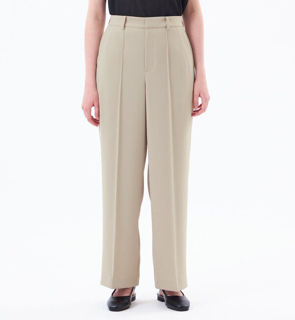 MACKINTOSH PHILOSOPHY「バックサテンワイドパンツ」|スラックス|
