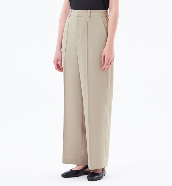 MACKINTOSH PHILOSOPHY「バックサテンワイドパンツ」|スラックス|