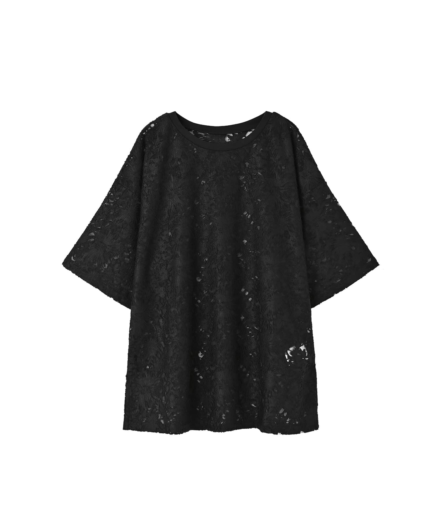 STYLE DELI「【BLK001】シアーレースTシャツ」|Tシャツ・カットソー|