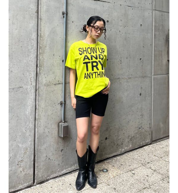 Oriens JOURNAL STANDARD「《追加予約2》SHOW UP プリントTEE」|Tシャツ・カットソー|