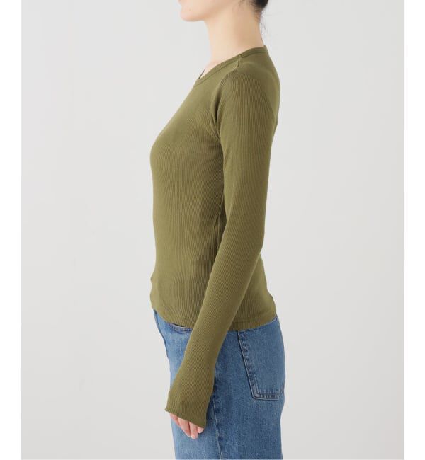 journal standard L'essage「INSCRIRE/アンスクリア Gauze Teleco Long Sleeve Tee ロングスリーブTシャツ」|Tシャツ・カットソー|