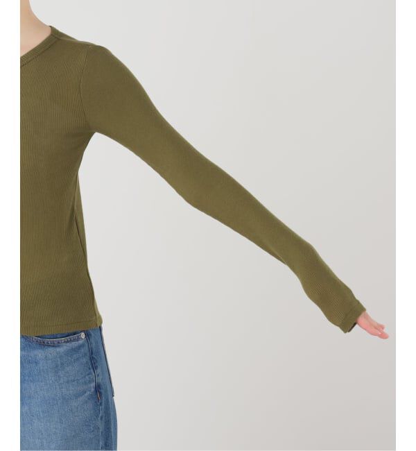 journal standard L'essage「INSCRIRE/アンスクリア Gauze Teleco Long Sleeve Tee ロングスリーブTシャツ」|Tシャツ・カットソー|