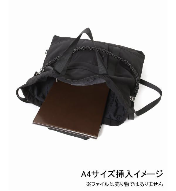 JOURNAL STANDARD relume「《予約》別注【CONTROL FREAK】撥水ナイロン3WAYスクエアトート」|ショルダー・メッセンジャー|