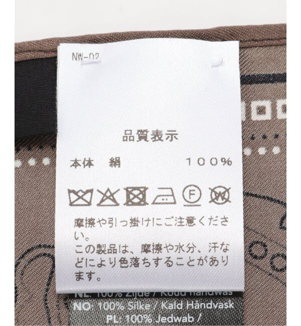 NOBLE「LE SCARF/レスカーフ PAISLEY SCARF」|バンダナ・スカーフ|