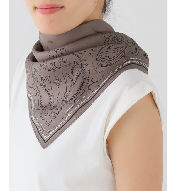 NOBLE「LE SCARF/レスカーフ PAISLEY SCARF」|バンダナ・スカーフ|