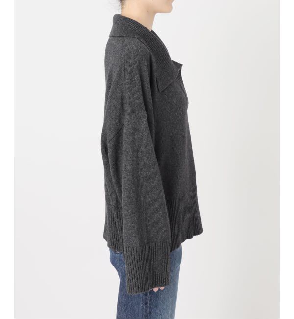 Spick and Span「《予約》ルーズウールポロシャツニット」|ニット・セーター|