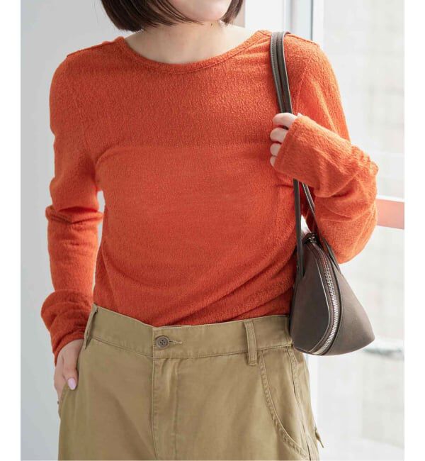 Spick and Span「《予約》ウール混レースプルオーバー」|Tシャツ・カットソー|