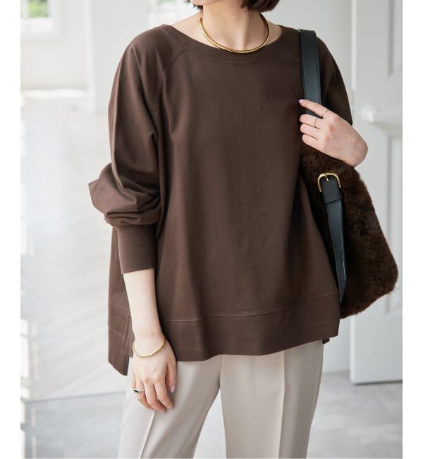 Spick and Span「《予約》ロングスリーブラグランスウェット」|スウェット・ジャージ|