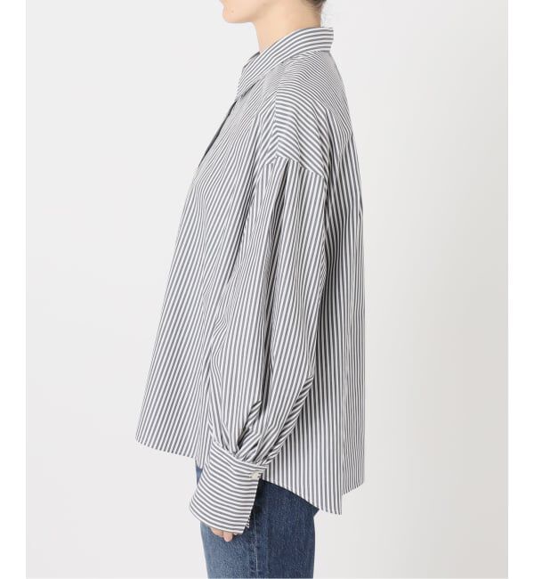 Spick and Span「《予約》CO/PEギャザースリーブシャツ」|シャツ・ブラウス|
