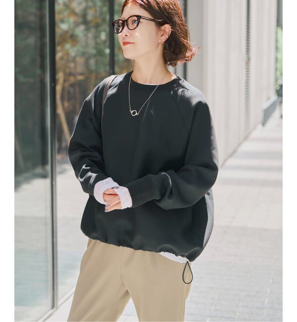 Spick and Span「《新色 / 追加予約》ダンボールヘムギャザープルオーバー」|Tシャツ・カットソー|