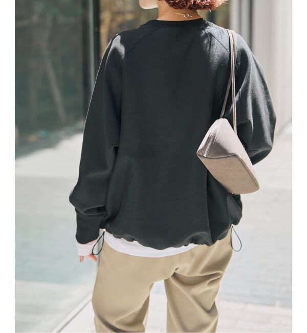 Spick and Span「《新色 / 追加予約》ダンボールヘムギャザープルオーバー」|Tシャツ・カットソー|