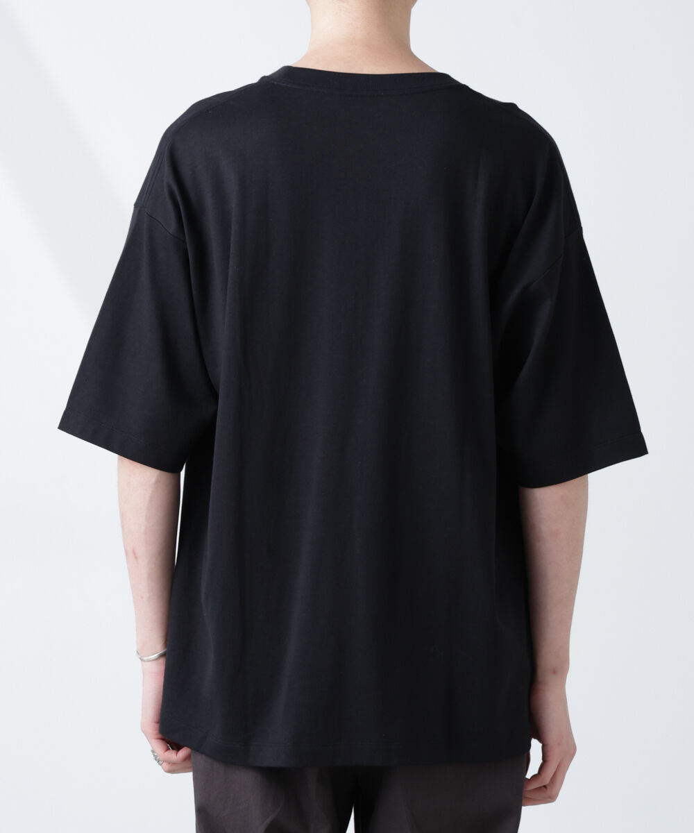 nano･universe「WEB限定/Anti Soaked(R)  汗染み防止 クルーネック ビッグシルエットTシャツ」|Tシャツ・カットソー|