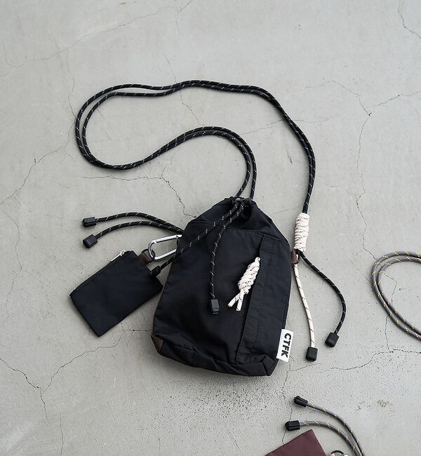 collex「【WEB限定】【撥水】【CTFK/コントロールフリーク】ナイロンハンディショルダ」|ショルダー・メッセンジャー|ブラック
