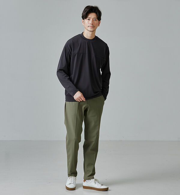 ABAHOUSE「ハイバックネック プルオーバー カットソー」|Tシャツ・カットソー|