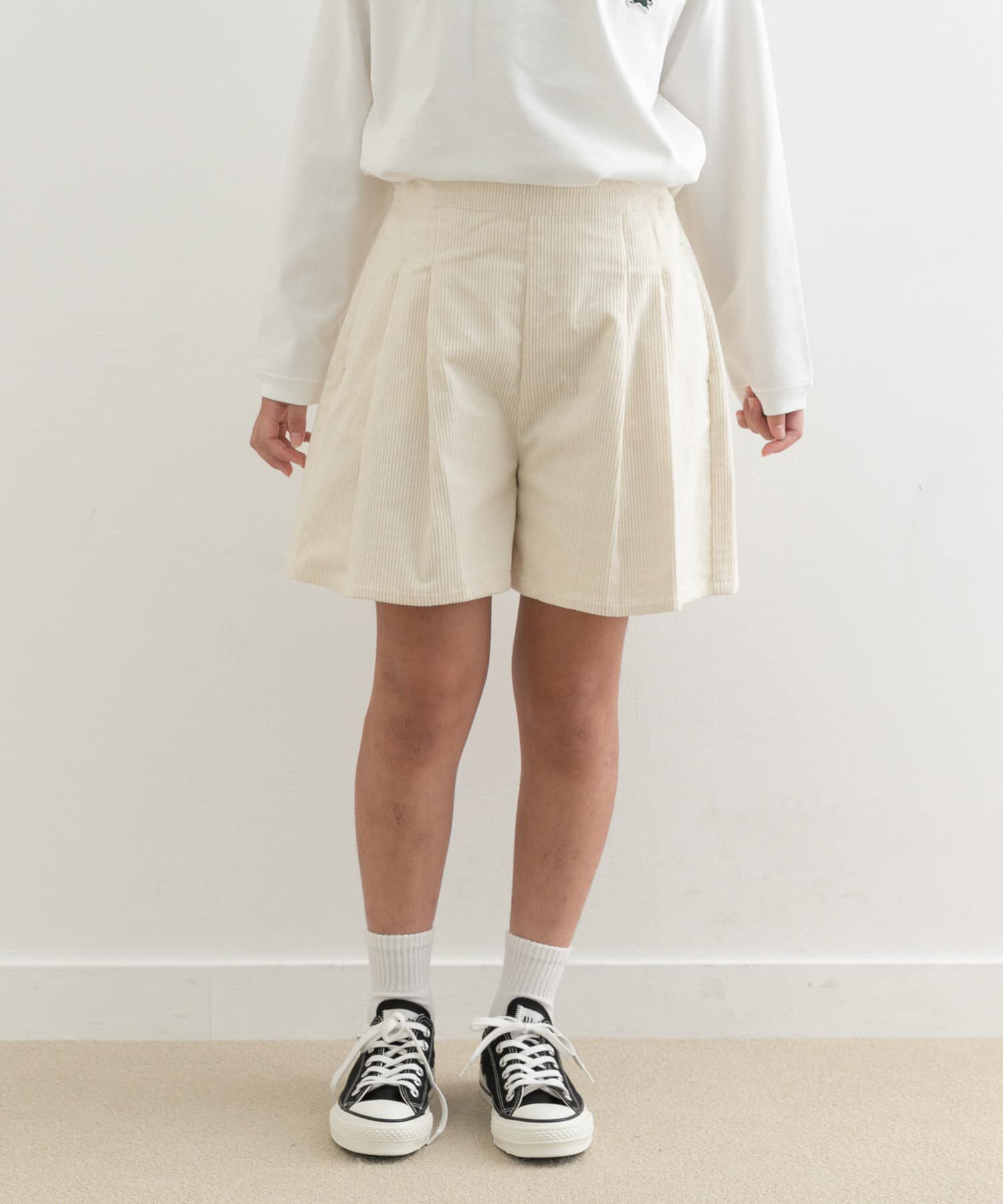 URBAN RESEARCH DOORS「『WEB/一部店舗限定サイズ』コーデュロイWタックキュロット(KIDS)」|その他|