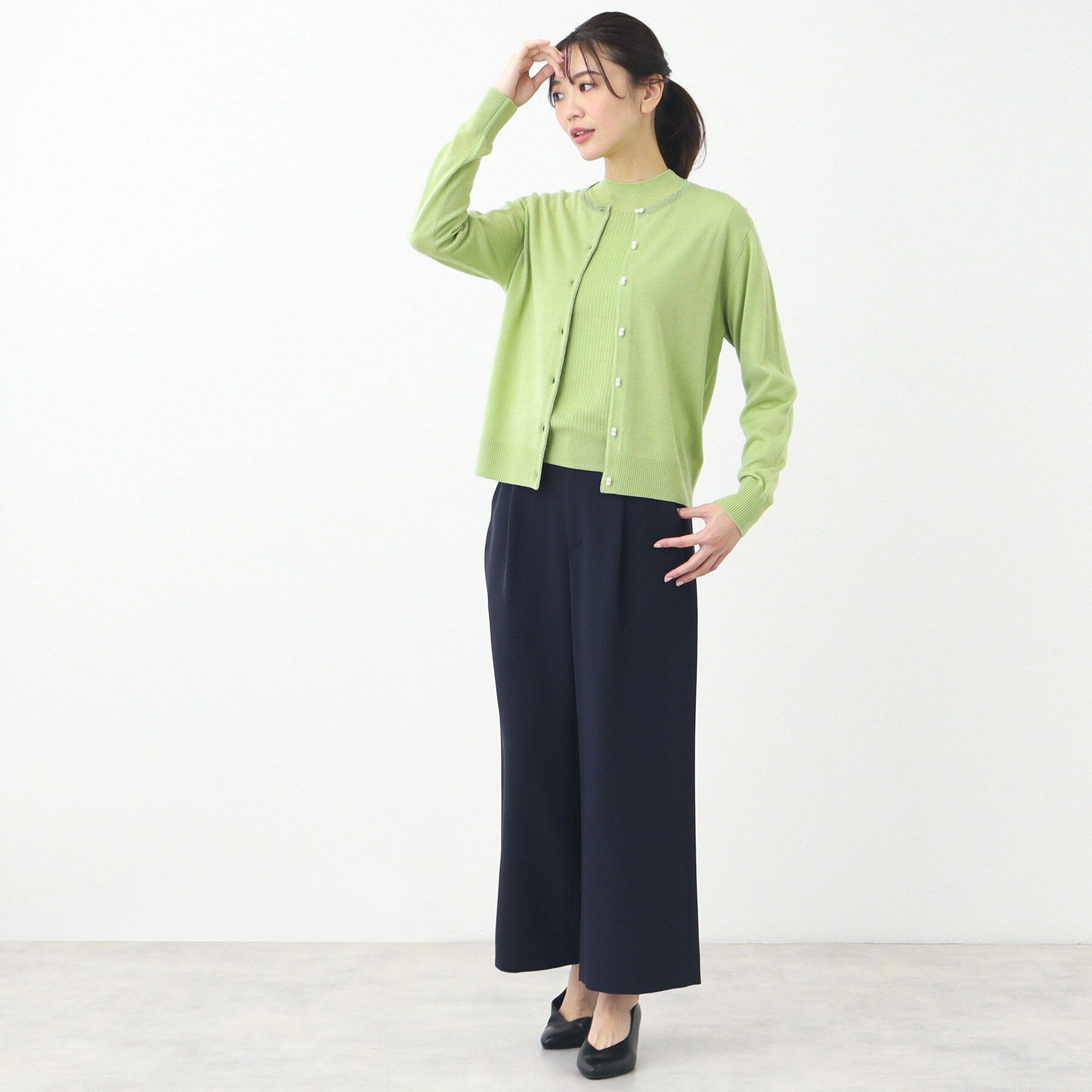 Reflect「【夏SALE／手洗い可】カーディガン＋ニットツインセット」|その他|