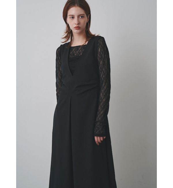 ELENDEEK「V NECK FORM OP」|ワンピース|