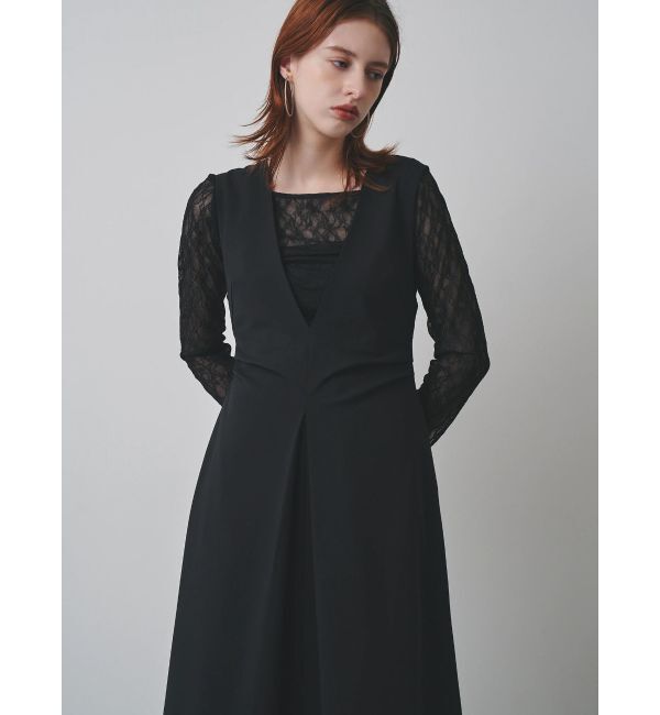 ELENDEEK「V NECK FORM OP」|ワンピース|