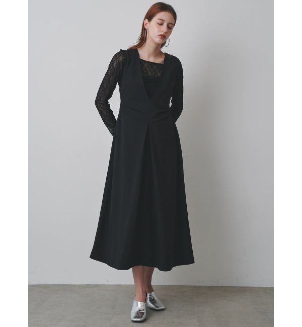 ELENDEEK「V NECK FORM OP」|ワンピース|