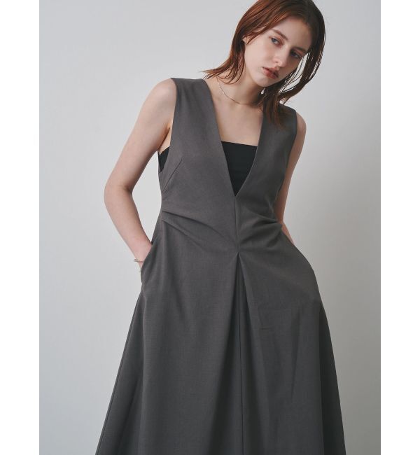ELENDEEK「V NECK FORM OP」|ワンピース|