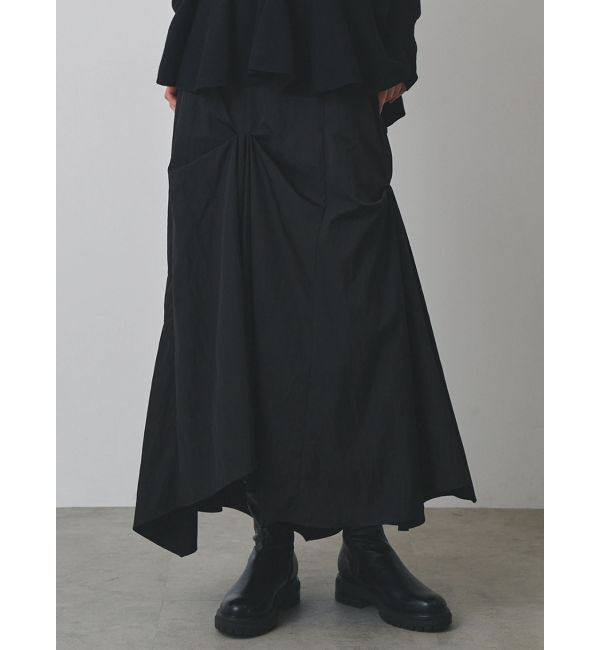 ELENDEEK「ASYME TUCK DESIGN SK」|スカート|