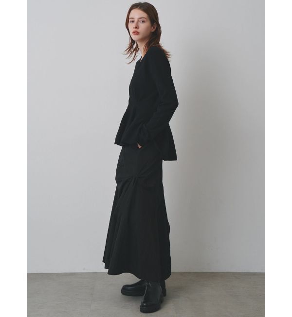 ELENDEEK「ASYME TUCK DESIGN SK」|スカート|