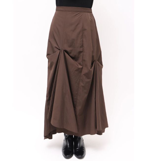 ELENDEEK「ASYME TUCK DESIGN SK」|スカート|