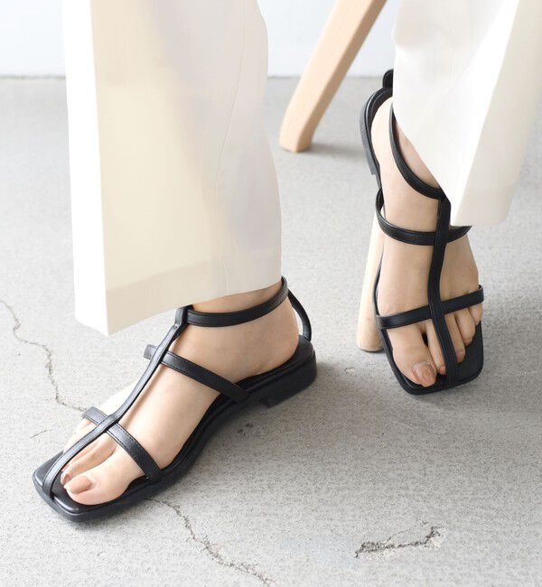 SHIPS for women「* スリム ストラップ サンダル 22.5～25.5cm◇」|サンダル|