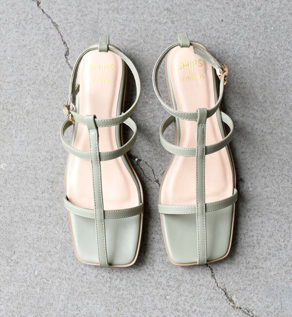 SHIPS for women「* スリム ストラップ サンダル 22.5～25.5cm◇」|サンダル|