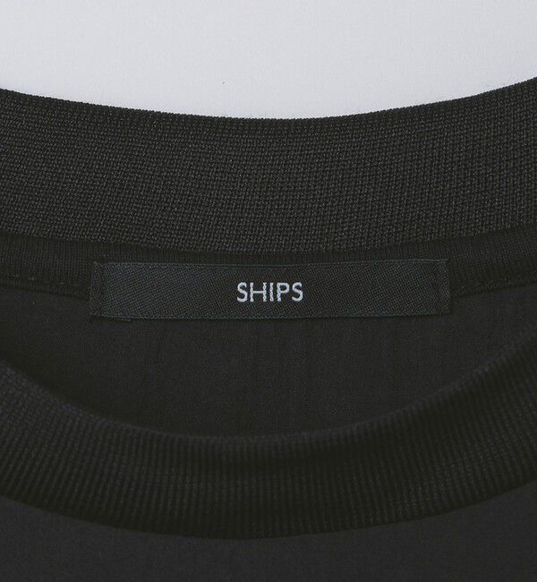SHIPS「SHIPS:〈遮熱/吸水速乾/接触冷感等〉SHELTECH(R) プルオーバー スピンドル Tシャツ」|Tシャツ・カットソー|