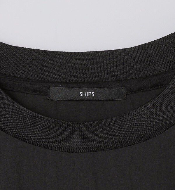 SHIPS「SHIPS:〈遮熱/吸水速乾/接触冷感等〉SHELTECH(R) プルオーバー スピンドル Tシャツ」|Tシャツ・カットソー|