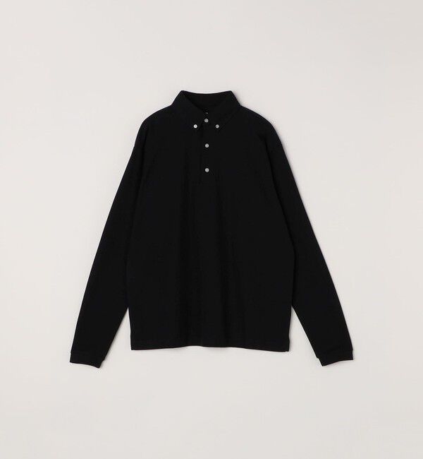 SHIPS any「SHIPS any:〈抗菌防臭/遮熱/UVカット機能等〉 鹿の子 ロングスリーブ ポロシャツ◆」|Tシャツ・カットソー|