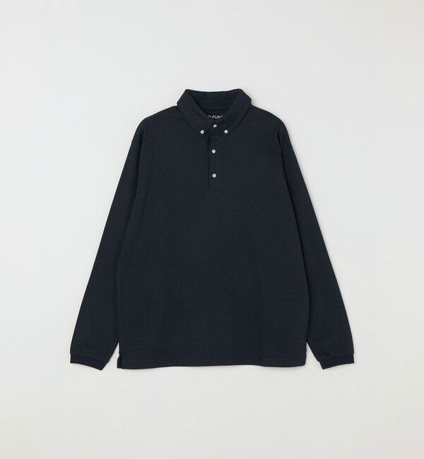 SHIPS any「SHIPS any:〈抗菌防臭/遮熱/UVカット機能等〉 鹿の子 ロングスリーブ ポロシャツ◆」|Tシャツ・カットソー|