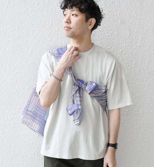 SHIPS any「【SHIPS any別注】ONEITA:〈洗濯機可能〉ピグメント ダイ リラックス Tシャツ◇」|Tシャツ・カットソー|