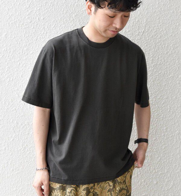 SHIPS any「【SHIPS any別注】ONEITA:〈洗濯機可能〉ピグメント ダイ リラックス Tシャツ◇」|Tシャツ・カットソー|