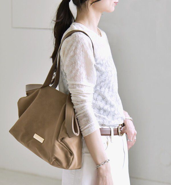 quaranciel「《予約》quaranciel:〈洗濯機可能〉フラワー ジャカード クルーネック プルオーバー」|Tシャツ・カットソー|