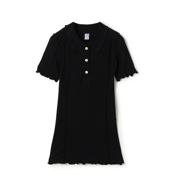 TOMORROWLAND GOODS「BASERANGE OMATO ポロカラープルオーバー」|Tシャツ・カットソー|19 ブラック