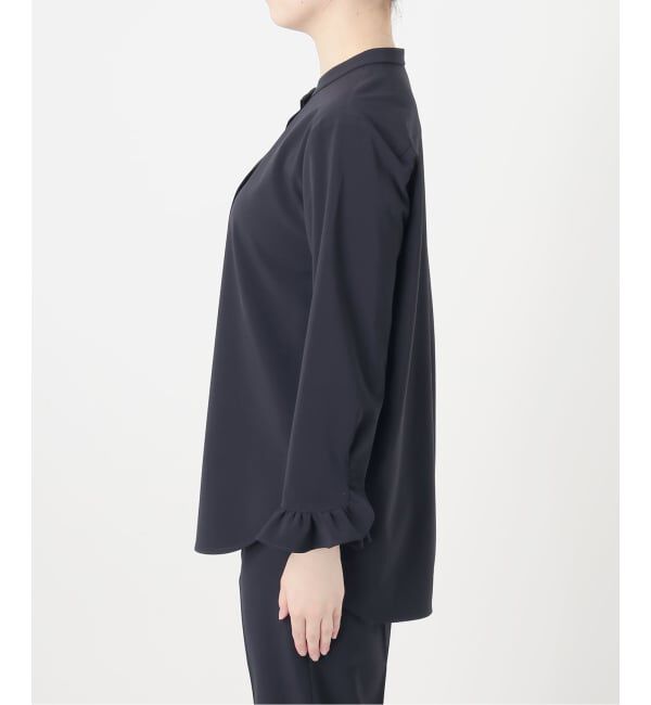 VERMEIL par iena「《予約》ステファニーツイルフリルブラウス」|シャツ・ブラウス|