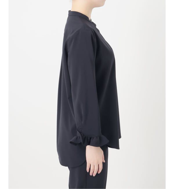 VERMEIL par iena「《予約》ステファニーツイルフリルブラウス」|シャツ・ブラウス|