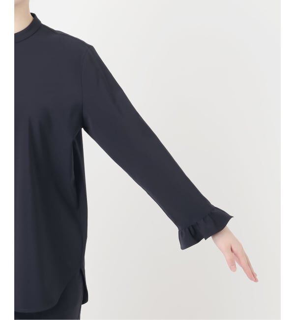 VERMEIL par iena「《予約》ステファニーツイルフリルブラウス」|シャツ・ブラウス|