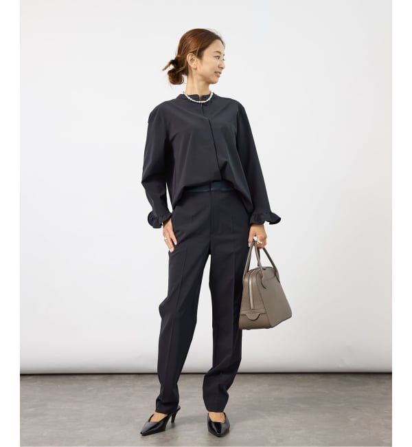 VERMEIL par iena「《予約》ステファニーツイルフリルブラウス」|シャツ・ブラウス|